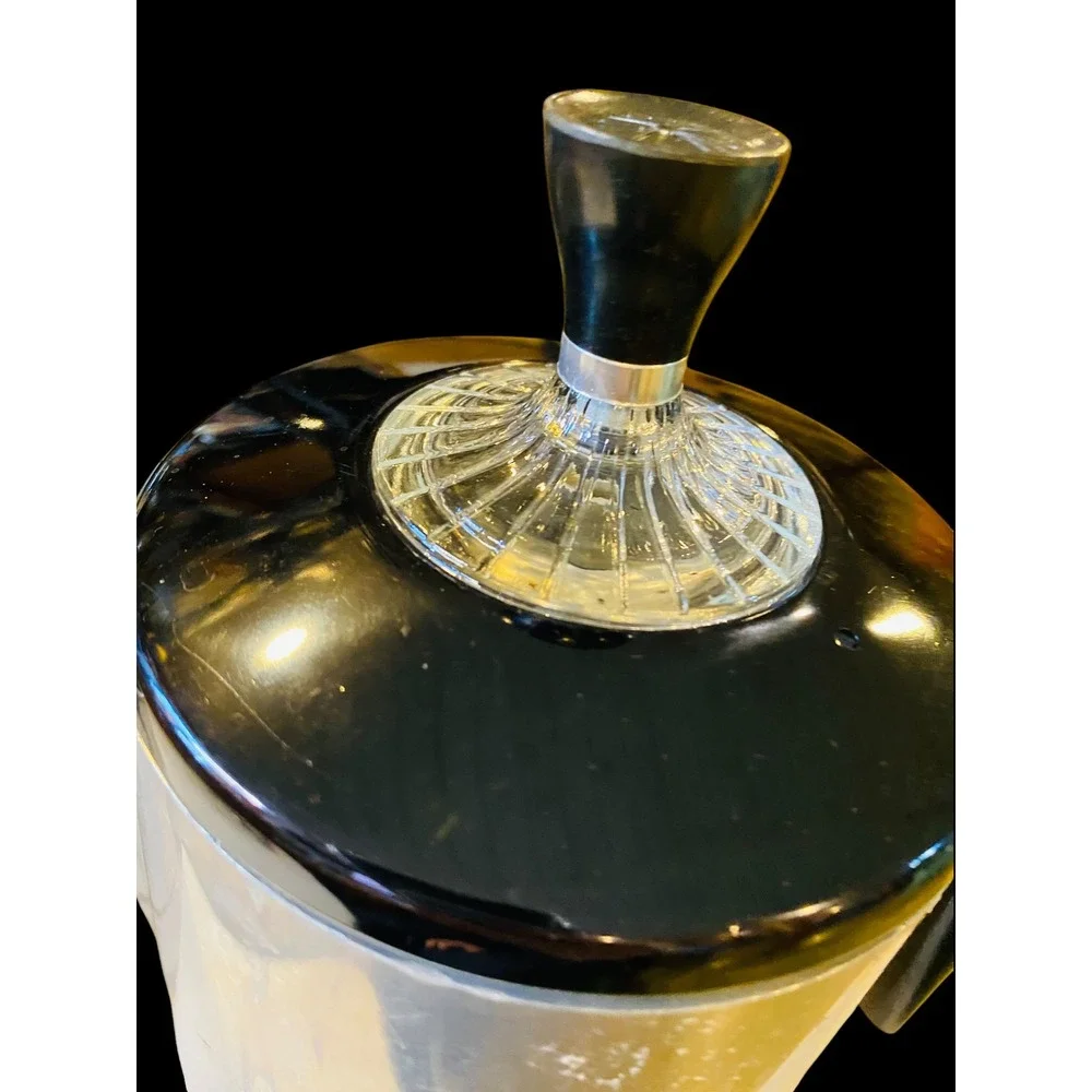 Vintage Wear-Ever Aluminum Coffee Percolator Stovetop Pot Mid Century Modern USA